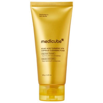 Medicube Kojic Acid Turmeric Vita Capsule Cleansing Foam 120g