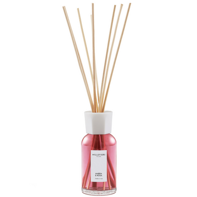 Millefiori Milano Reed Diffuser Ambra & Rosa 250ml