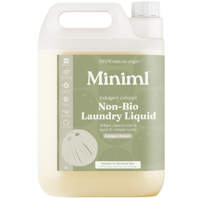 Miniml Non-Bio Laundry Liquid Tropical Coconut 5000ml