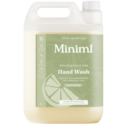Miniml Eco Friendly Hand Soap Lime, Basil & Mandarin 5000ml