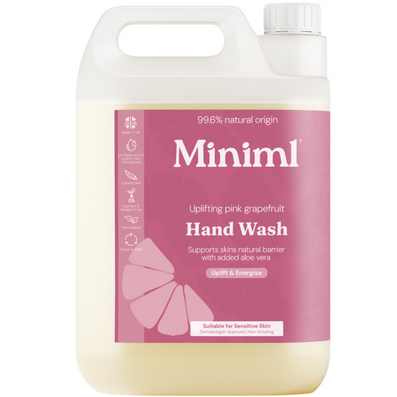 Miniml Eco-Friendly Hand Wash Pink Grapefruit & Aloe Vera 5000ml