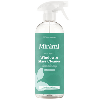 Miniml Natural Refillable Window & Glass Cleaner Mint 750ml