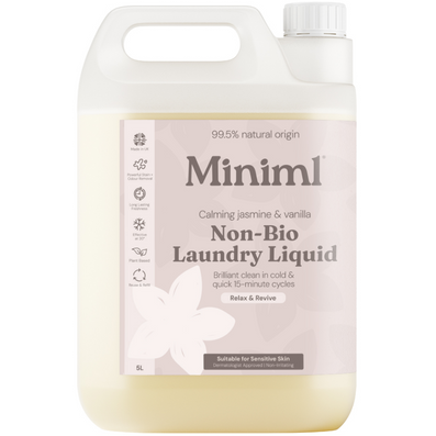 Miniml Non-Bio Laundry Liquid Wild Jasmine & Vanilla 5000ml