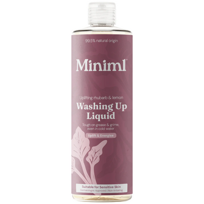 Miniml Washing Up Liquid Uplifting Rhubarb & Lemon 400ml