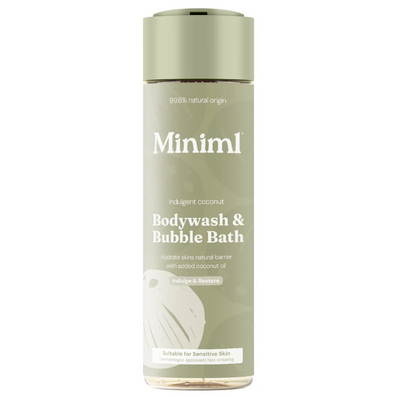 Miniml Body Wash & Bubble Bath Indulgent Coconut 400ml