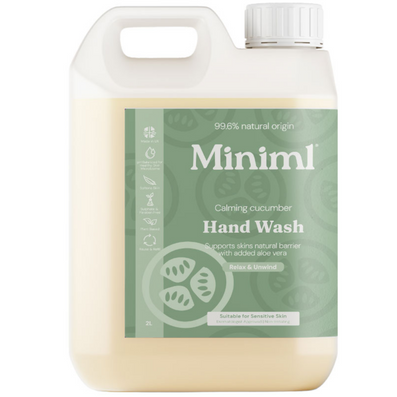 Miniml Hand Wash Calming Cucumber 2000ml