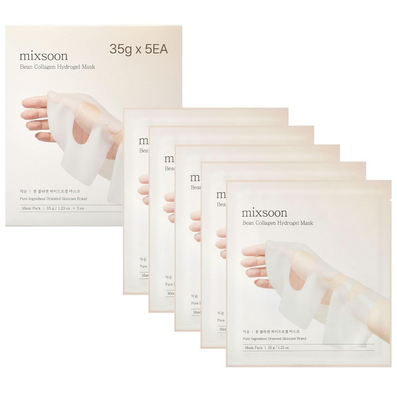 Mixsoon Bean Collagen Hydrogel Mask Pack 5 x 35g