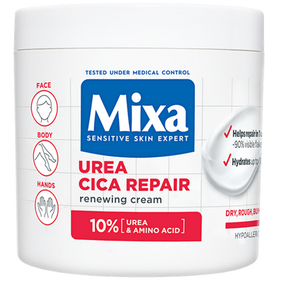 Mixa Urea Cica Repair+ Renewing Body Cream 400ml
