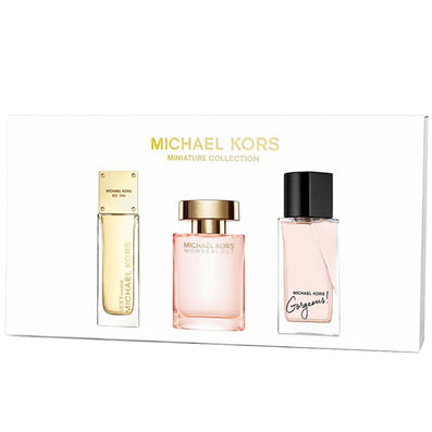 Michael Kors 3 Piece Miniature Discovery Fragrance Gift Set 3 x 5ml
