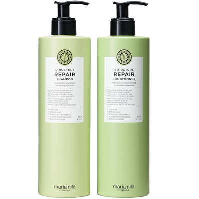 Maria Nila Structure Repairing Shampoo & Conditioner Duo Set 2 x 500ml
