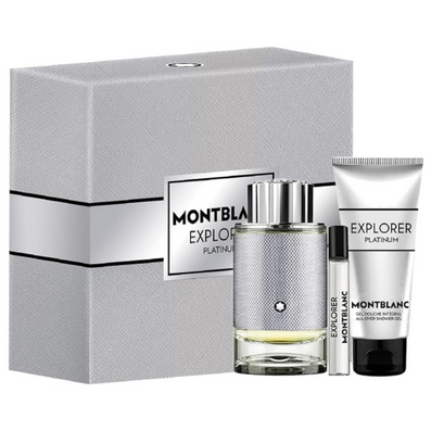 Montblanc Explorer Platinum Eau De Parfum Gift Set 100ml