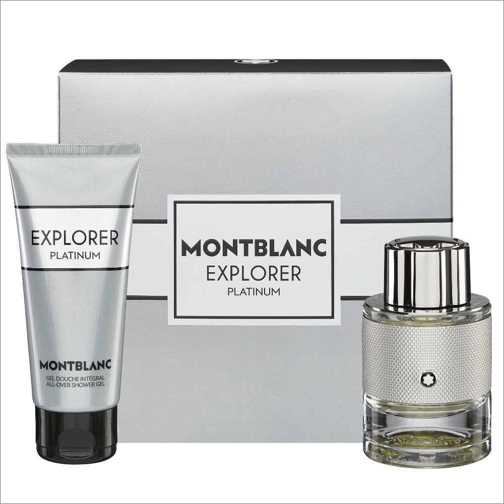 Montblanc Explorer Platinum Eau De Parfum Gift Set 60ml