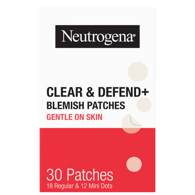 Neutrogena Sensitive Clear & Defend+ Hydrocolloid Blemish Patches x30