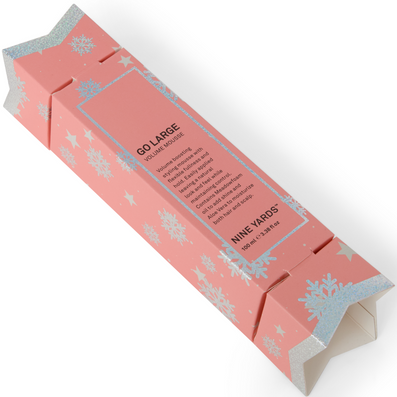 Nine Yards Go Large Volume Hair Mousse Christmas Cracker 100ml