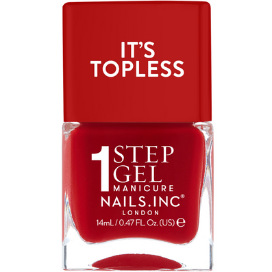 Nails Inc. It's Topless 1-Step Gel Kendall Nail Polish 14ml