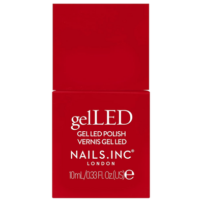 Nails Inc. gelLED Red Hot Gel LED Nail Polish 10ml