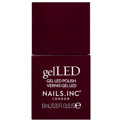 Nails Inc. gelLED Berry Burgundy Gel LED Nail Polish 10ml