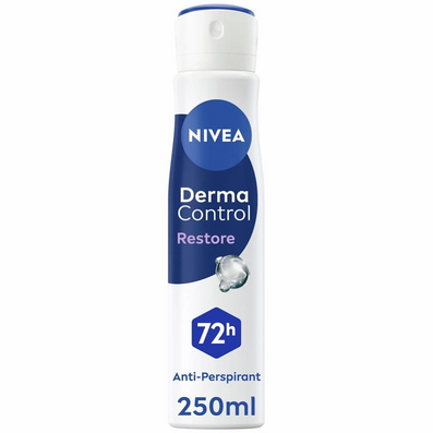 Nivea Derma Control Restore Sensitive Skin 72h Anti-Perspirant Deodorant Spray 250ml