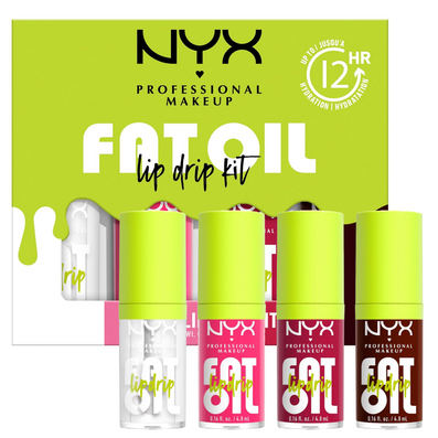 NYX Professional Makeup Fat Oil Lip Drip Kit 4 x 4.8ml
