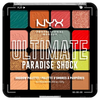 NYX Professional Makeup Ultimate 16 Colour Eyeshadow Palette Paradise Shock