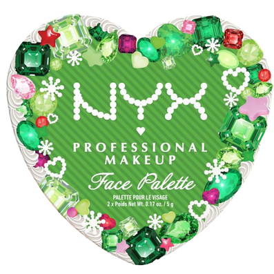 NYX Professional Makeup Holiday Blush & Highlighter Duo Face Palette Hot Gem & Topaz