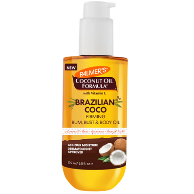 Palmer's Coconut Oil Formula Brazilian Coco Firming Bum, Bust & Butt Body Oil 192ml