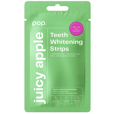 POP Oral Beauty Juicy Apple Teeth Whitening Strips x7