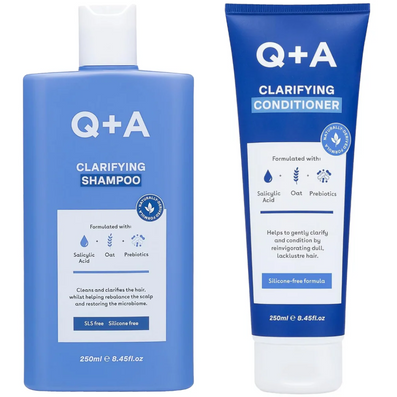 Q+A Clarifying Shampoo & Conditioner Twin 2 x 250ml