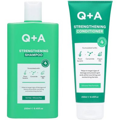 Q+A Strengthening Shampoo & Conditioner Twin 2 x 250ml