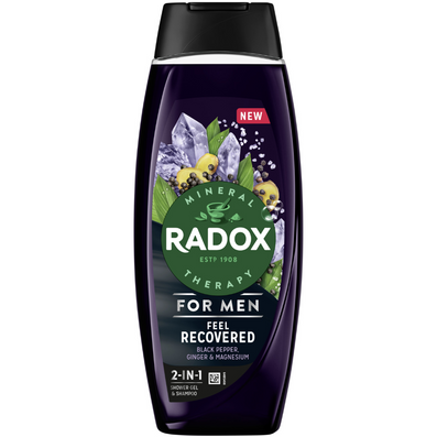 Radox Men 2-In-1 Shampoo & Shower Gel Feel Recovered 450ml