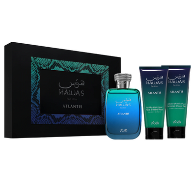 Rasasi Hawas Atlantis Eau De Parfum Gift Set 100ml