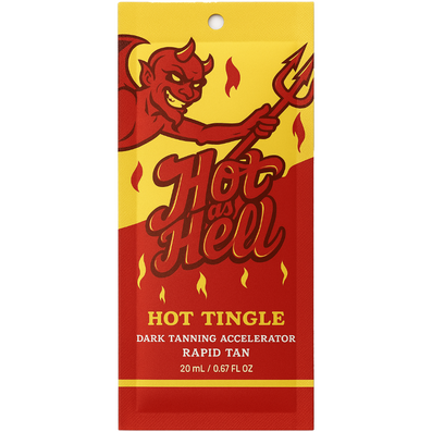 Rapid Tan Hot As Hell Hot Tingle Dark Tanning Accelerator Lotion Sachet 20ml
