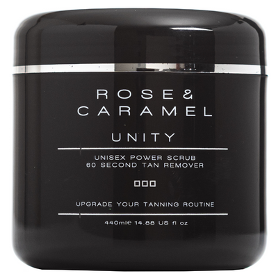 Rose & Caramel Unity Unisex 60 Second Tan Removing Power Scrub 440ml