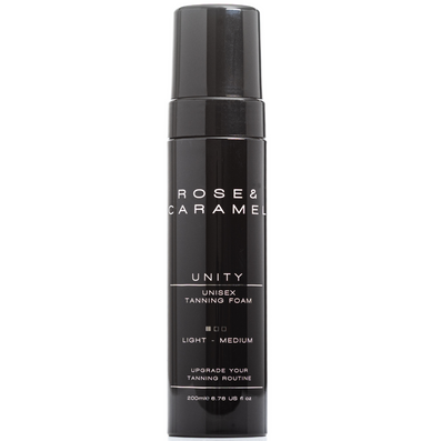 Rose & Caramel Unity Unisex Light-Medium Unisex Tanning Foam 200ml