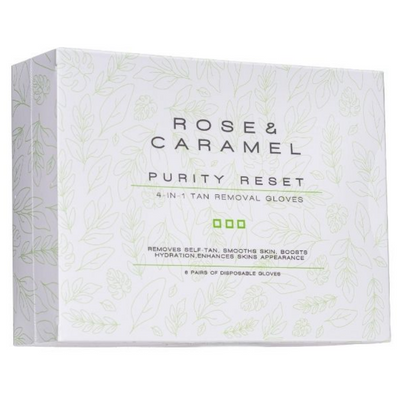 Rose & Caramel Purity 4-In-1 Tan Removal Gloves Pack of 6