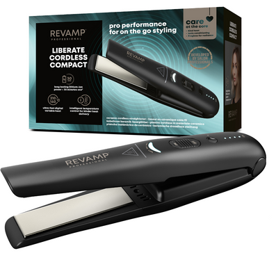 Revamp Liberate Cordless Compact Ceramic Hair Straightener