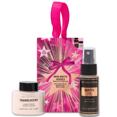 Makeup Revolution Mini Matte Hero's Makeup Setting Duo