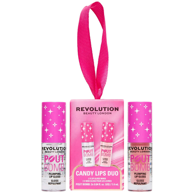 Makeup Revolution Candy Lips Mini Lip Gloss Duo 2 x 1.4ml