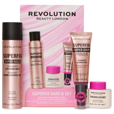 Makeup Revolution Superfix Bake & Set Makeup Gift Set