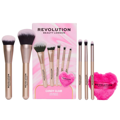 Makeup Revolution Candy Glam 6-Piece Brush Set