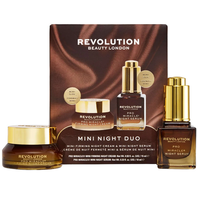 Makeup Revolution Revolution Pro Miracle Mini Night Cream & Serum Duo