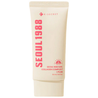 K-Secret Seoul 1988 Sun: Collagen Complex 7 + Plum PA++++ SPF50 50g