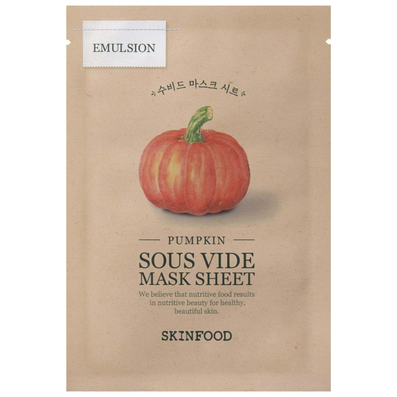 SKINFOOD Pumpkin Sous Vide Sheet Mask 20g