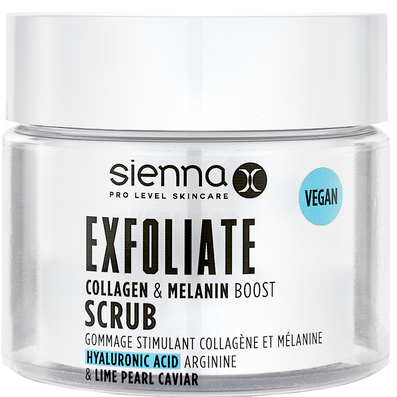 Sienna X Exfoliate Collagen & Melanin Boost Body Scrub 180ml