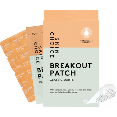 Skin Choice Breakout Classic Darts Microdart Pimple Patches with Salicylic Acid & Tea Tree x8