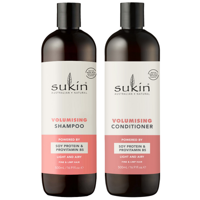 Sukin Volumising Shampoo & Conditioner Twin 2 x 500ml
