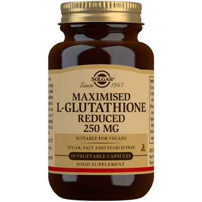 Solgar Maximised L-Glutathione Reduced 250 mg 60 Vegetable Capsules