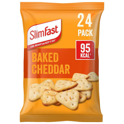 SlimFast Baked Cheddar Flavour Bites Multipack 24 x 22g