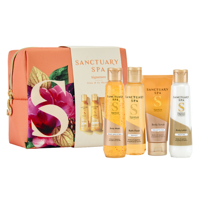 Sanctuary Spa Signature Glow & Go Washbag Set