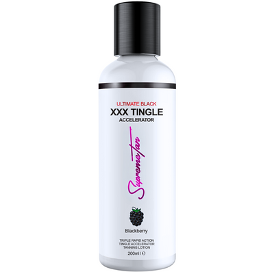 SupremeTan Ultimate Black XXX Tingle Tanning Accelerator Cream Blackberry 200ml